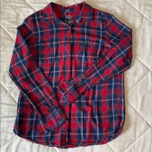 Blue and Red Flannel